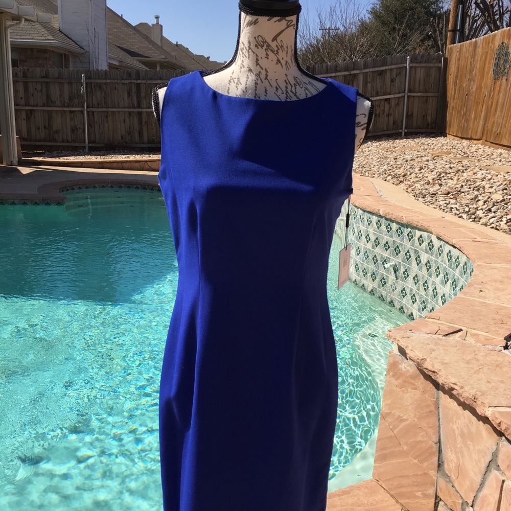 NWT. Calvin Klein dress. Beautiful royal blue